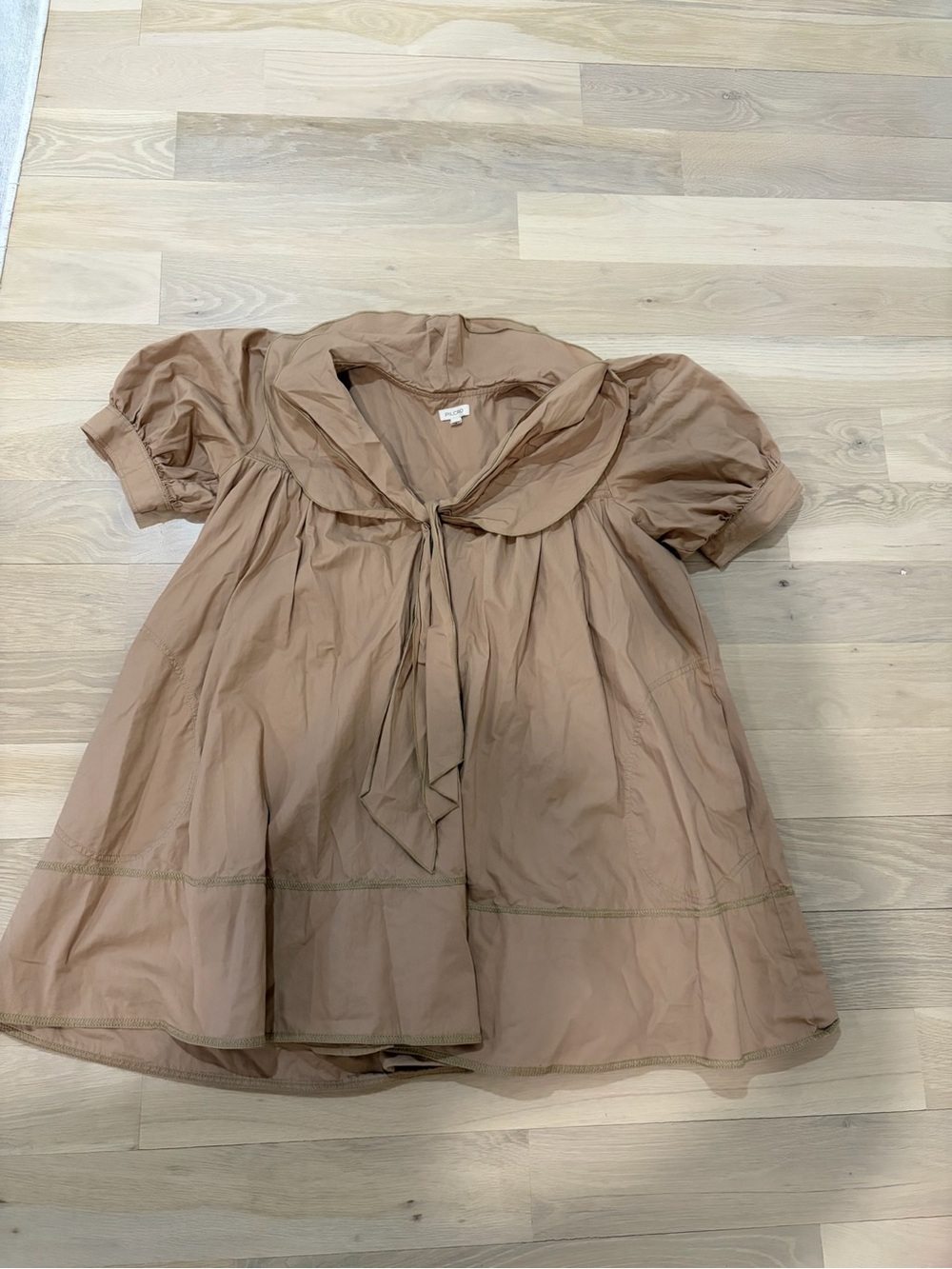 Pilcro Short-Sleeve Bow-Front Tunic Mini Dress - Picture 2 of 6